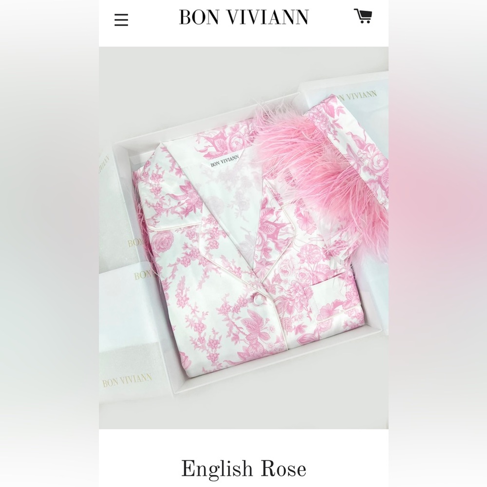 Bon Viviann English Rose PJs